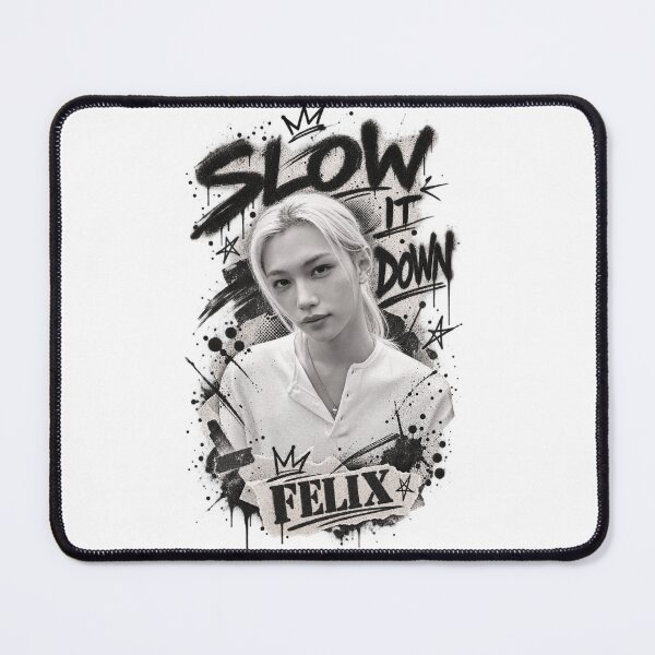 Item preview, Felix Slow It Down Black Ink Street Art designed and sold by Valeree Store.