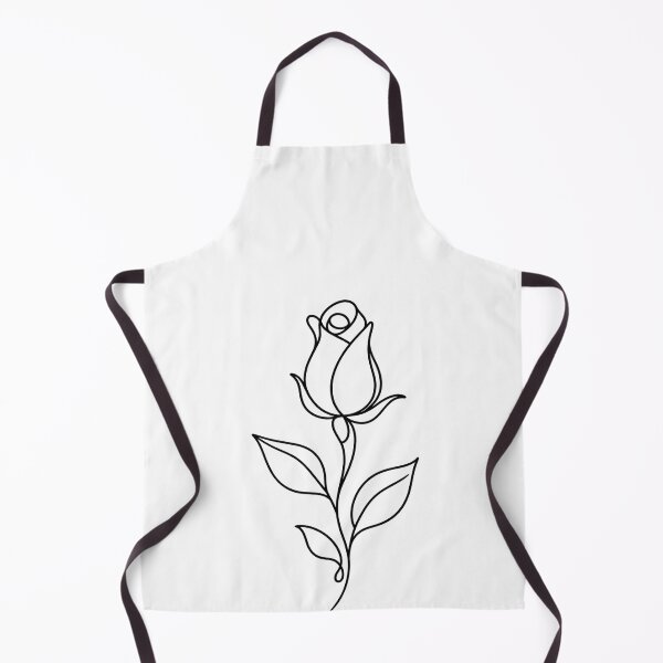 Item preview, Rosebud Minimal Line Art designed and sold by LineArtDrawing.