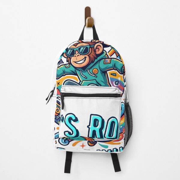 Item preview, Let's Roll Keep It Wild Skateboarding Monkey designed and sold by rich-moda.