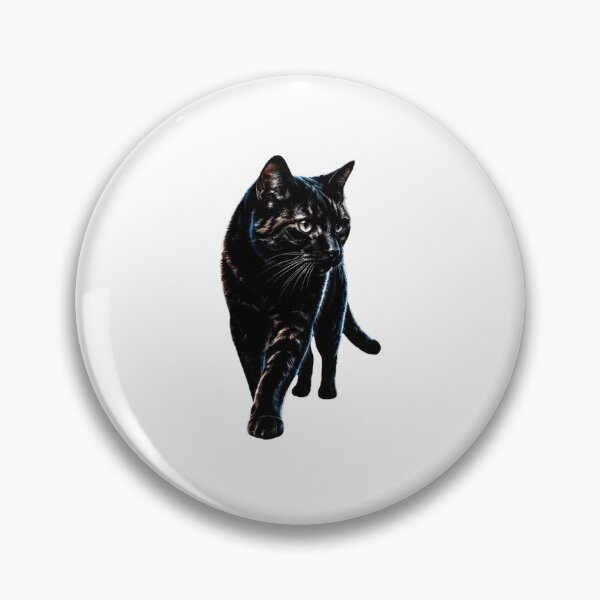 Item preview, Realistic Black Cat Portrait designed and sold by GiaoCalonas.