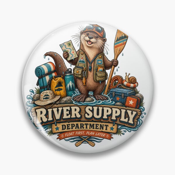 Item preview, River Supply Department Adventure Otter designed and sold by Trendy-Artistry.