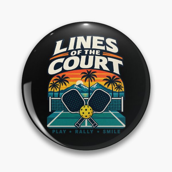 Item preview, Lines of the Court Pickleball T-Shirt designed and sold by Bold Habit Co..