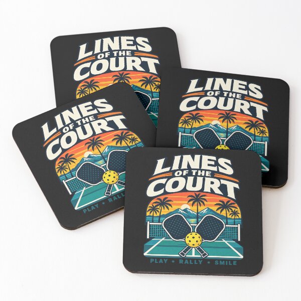 Item preview, Lines of the Court Pickleball T-Shirt designed and sold by Bold Habit Co..
