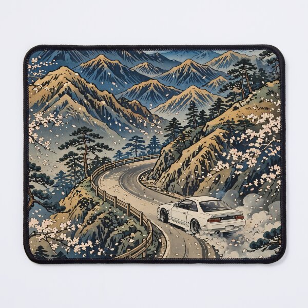 Item preview, Japanese Mount Fuji Cherry Blossom Road designed and sold by Jozefin's Studio.