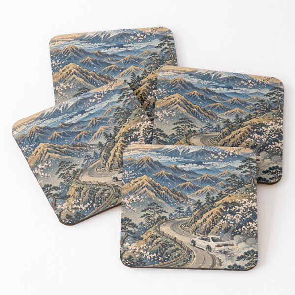 Item preview, Japanese Mount Fuji Cherry Blossom Road designed and sold by Jozefin's Studio.