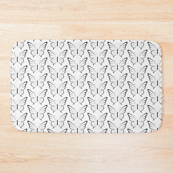 Item preview, Minimalist Black Butterfly Outline designed and sold by PRINTIONAL.