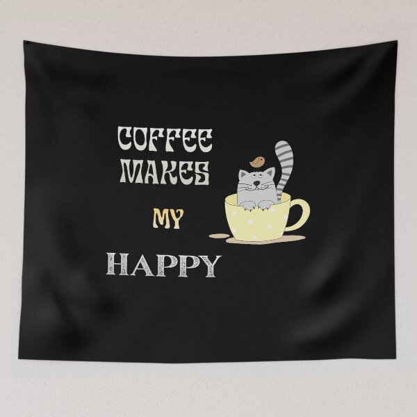 Item preview, Coffee Make My Happy. designed and sold by Dinasshop.