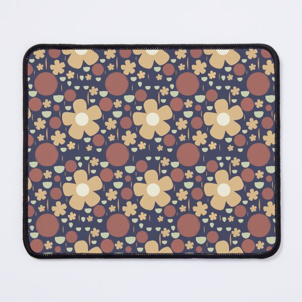 Item preview, Retro 70s Floral Polka Dot Pattern designed and sold by Zaya_art.