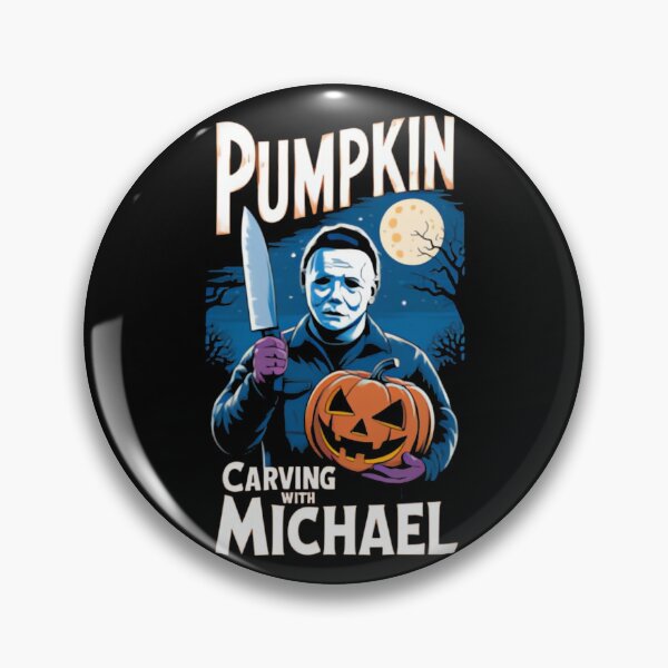 Item preview, Pumpkin Carving With Michael Myers Halloween designed and sold by bisexualluthor.
