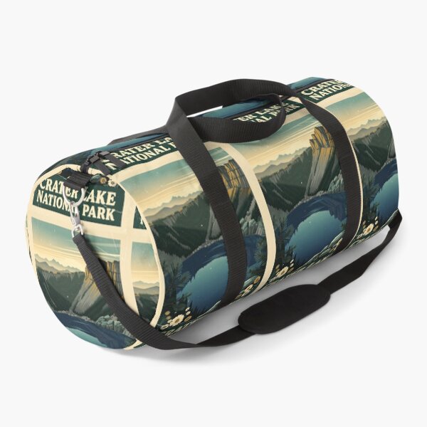 Item preview, Crater Lake National Park Vintage Travel Art designed and sold by Teelogic.