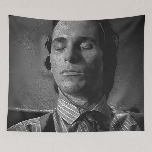 Item preview, Man in Headphones designed and sold by bobbiecherrin.