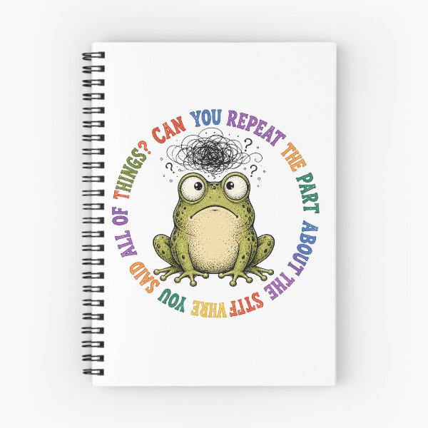 Item preview, Overthinking Frog – Can You Repeat The Part About The Stuff Where You Said All Of The Things? designed and sold by WILLIAMS-BR.