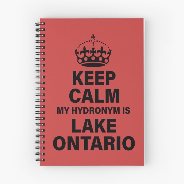 Item preview, Keep Calm My Hydronym is Lake Ontario - Black designed and sold by VoglR.