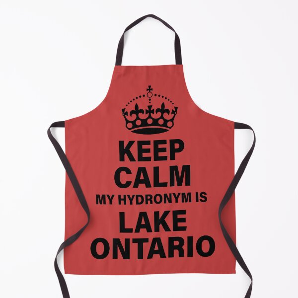 Item preview, Keep Calm My Hydronym is Lake Ontario - Black designed and sold by VoglR.