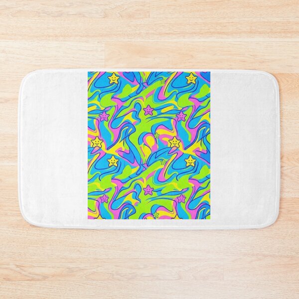 Item preview, Y2K Pixel Stars Psychedelic Groovy Pattern designed and sold by creativerooney.