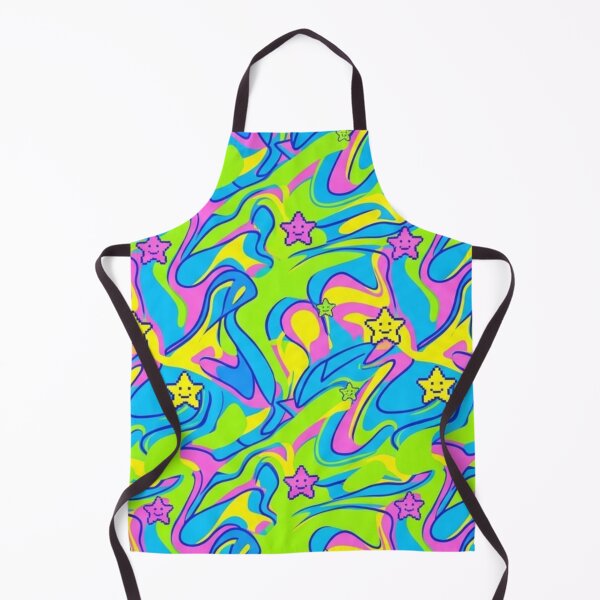 Item preview, Y2K Pixel Stars Psychedelic Groovy Pattern designed and sold by creativerooney.