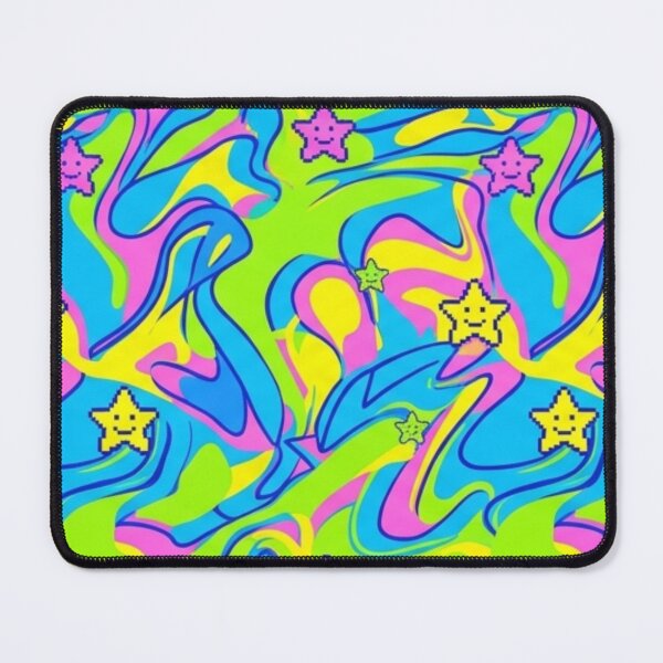Item preview, Y2K Pixel Stars Psychedelic Groovy Pattern designed and sold by creativerooney.