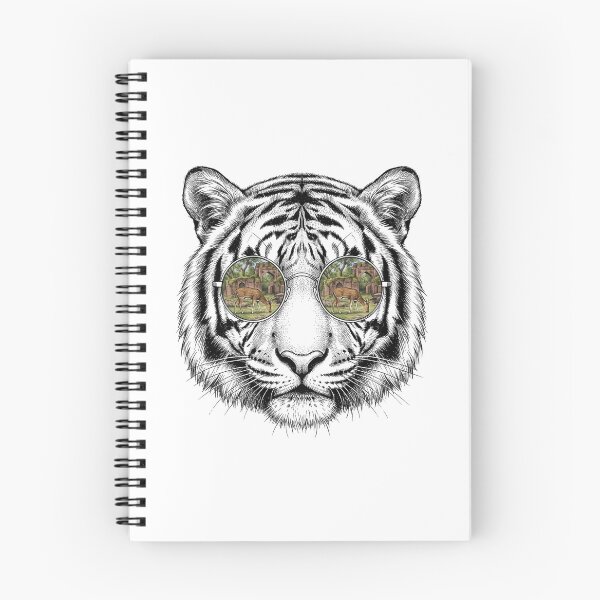 Item preview, Tiger Jungle Ruins Shades Reflection designed and sold by Bad-Decisions-Designs.