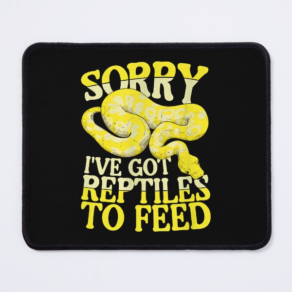Item preview, Sorry I've Got Reptiles To Feed Snake Lover Apparel designed and sold by rohebyrde.