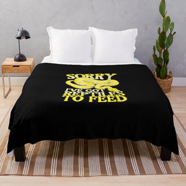 Item preview, Sorry I've Got Reptiles To Feed Snake Lover Apparel designed and sold by rohebyrde.