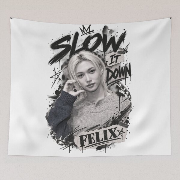 Item preview, Felix Slow It Down Urban Graffiti Artwork designed and sold by Valeree Store.