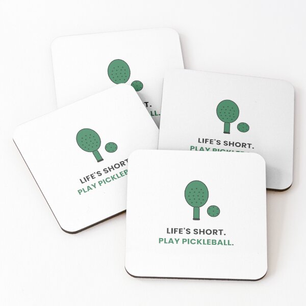 Item preview, Life's Short Play Pickleball Quote designed and sold by KitchenRules.