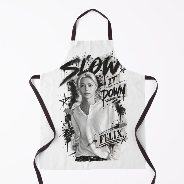 Item preview,  Felix Slow It Down Black White Grunge Art designed and sold by Valeree Store.