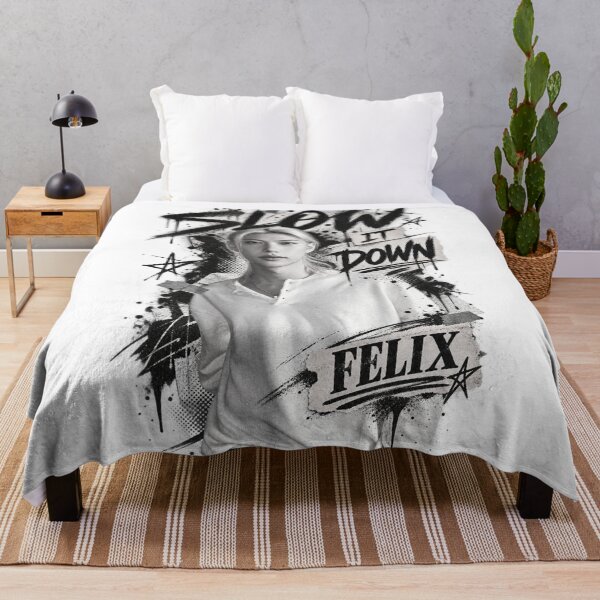 Item preview, Felix Slow It Down Black White Grunge Art designed and sold by Valeree Store.