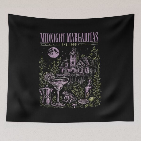Aperçu de l'œuvre Margaritas Vintage Minuit Boxy créée et vendue par Foro-Chance.
