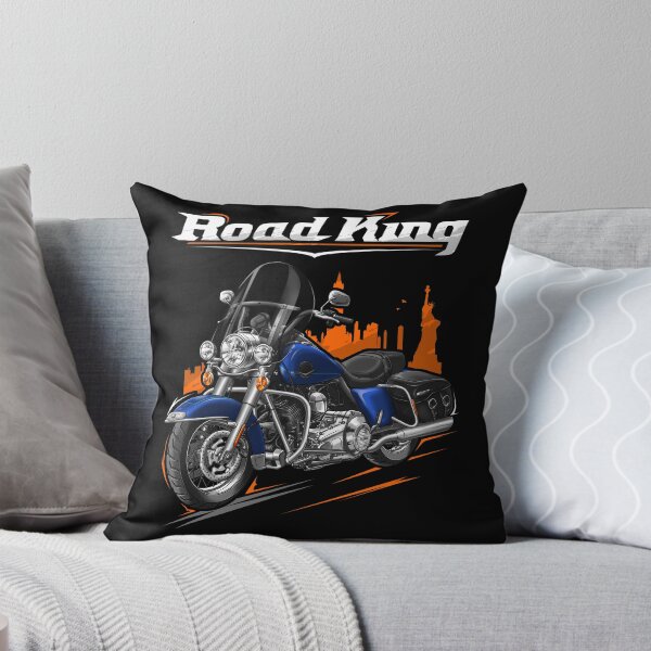 Item preview, Motorcycle Road King Classic FLHRC 2009-2010 Flame Blue Pearl for Motorcycle Riders designed and sold by MotoApparelHub.