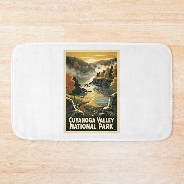 Item preview, Cuyahoga Valley National Park Vintage Travel Art designed and sold by Teelogic.