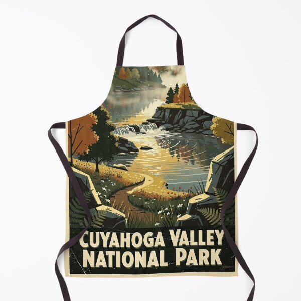 Item preview, Cuyahoga Valley National Park Vintage Travel Art designed and sold by Teelogic.