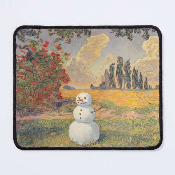 Item preview, A Snowman in Arles designed and sold by pictoartcrew.