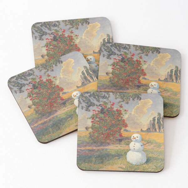 Item preview, A Snowman in Arles designed and sold by pictoartcrew.