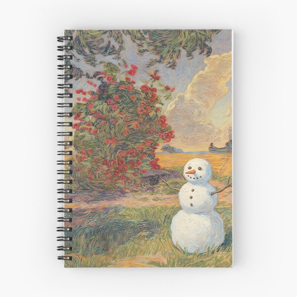 Item preview, A Snowman in Arles designed and sold by pictoartcrew.
