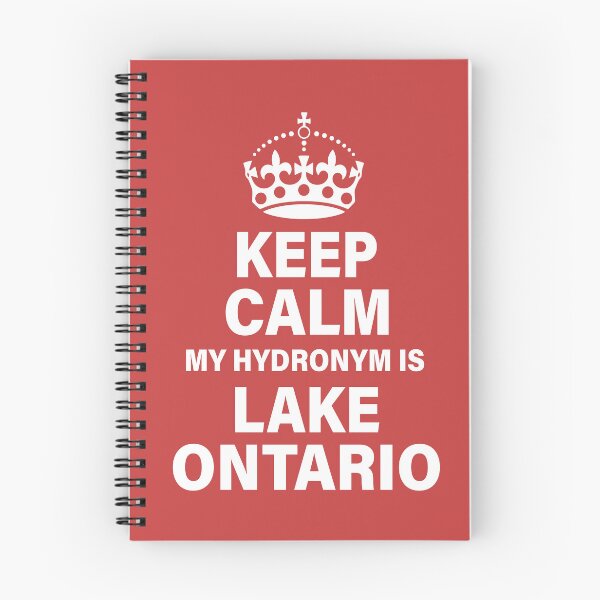 Item preview, Keep Calm My Hydronym is Lake Ontario - White designed and sold by VoglR.