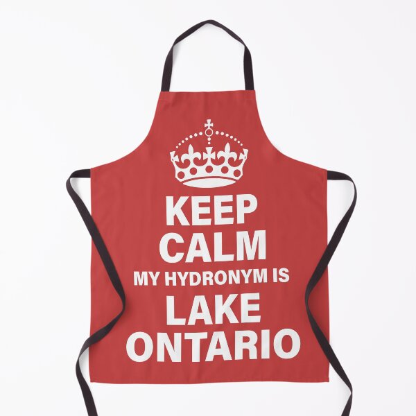 Item preview, Keep Calm My Hydronym is Lake Ontario - White designed and sold by VoglR.