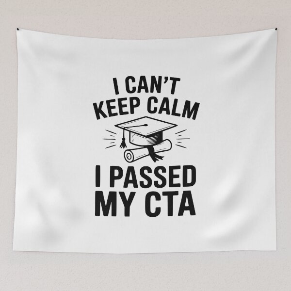 Item preview, I Can't Keep Calm I Passed My CTA designed and sold by Frank Ring.