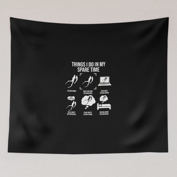 Item preview, Spearfishing Spare Time Things Humor Gift designed and sold by merrilhohai.