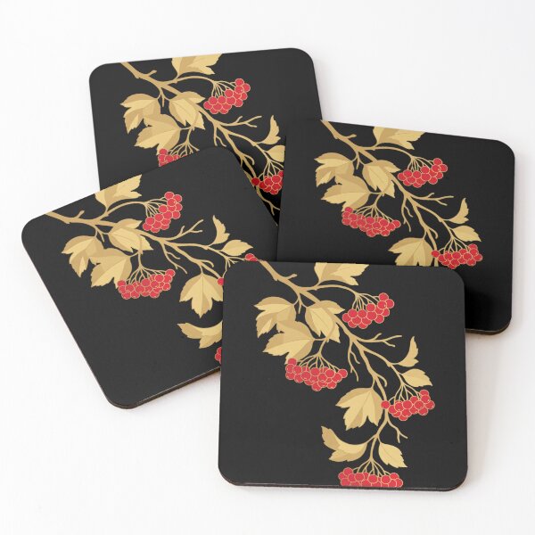 Item preview, Ukrainian Red Kalyna Viburnum Branch Botanical Folk Art designed and sold by KreonaTime.