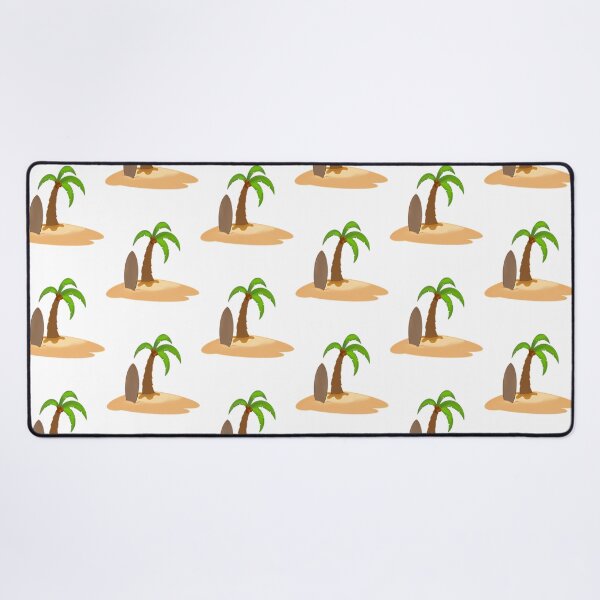 Item preview, Palm Tree And Surfboard On Sand designed and sold by alanizyessenia.