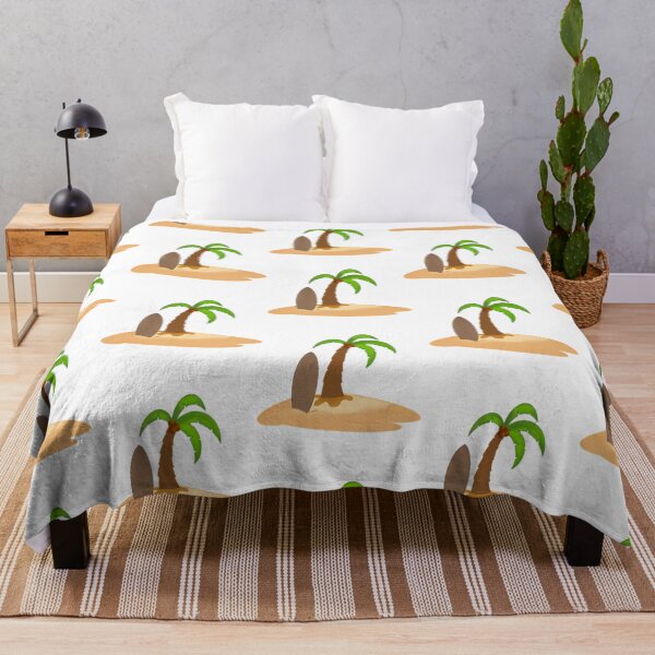 Item preview, Palm Tree And Surfboard On Sand designed and sold by alanizyessenia.