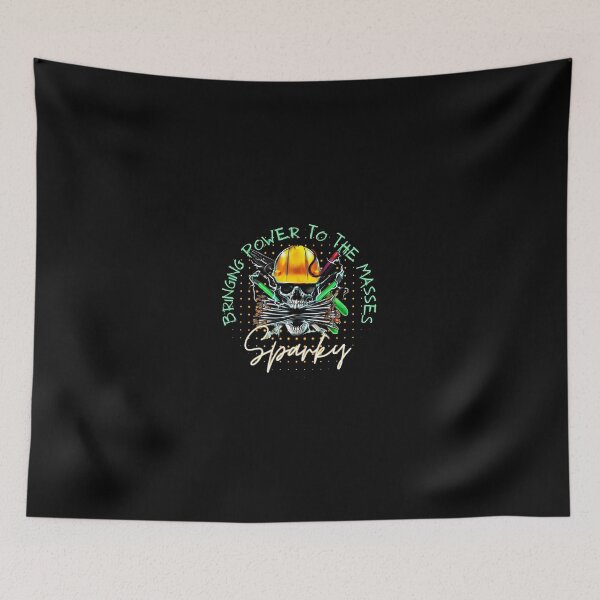 Item preview, Sparky Skull Hard Hat Electrician Power Design designed and sold by rohebyrde.