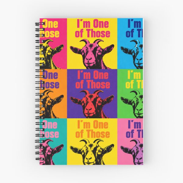 Item preview, I'm One of Those – Retro Pop Art Goat designed and sold by MrsMirabilis.