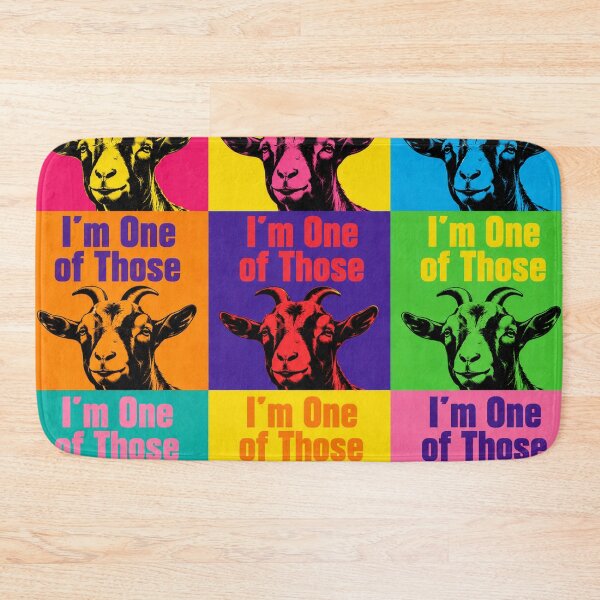 Item preview, I'm One of Those – Retro Pop Art Goat designed and sold by MrsMirabilis.