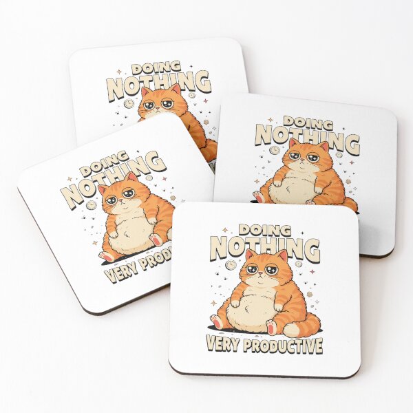 Item preview, Plump Cat Doing Nothing Very Productive designed and sold by GiaoCalonas.