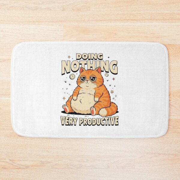 Item preview, Plump Cat Doing Nothing Very Productive designed and sold by GiaoCalonas.