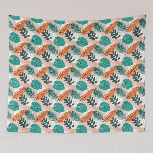 Item preview, Tropical Palm Leaf Pattern designed and sold by Zaya_art.