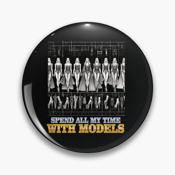 Item preview, Spend All My Time With Models Fashion Design Sketch Art designed and sold by toalahonch.