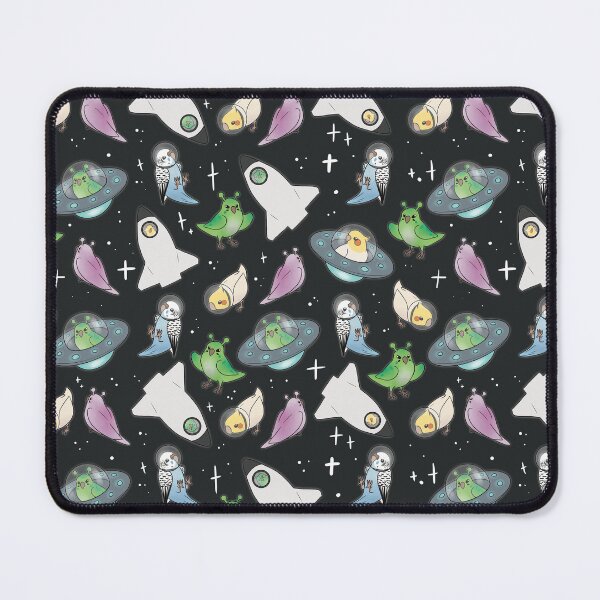 Item preview, Space Budgies & Cockatiels designed and sold by EllenorMererid.